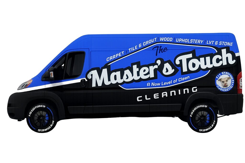 Master's Touch Cleaning branded van